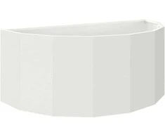Lovelis Balta 90 x 45 x 35 cm Plienas