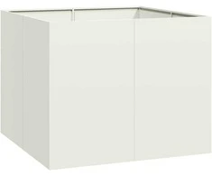 Lovelis, baltos spalvos, 100x100x80cm, plienas