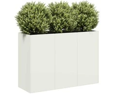 Lovelis, baltos spalvos, 120x40x80cm, šaltai valcuotas plienas