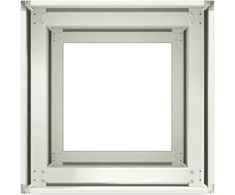 Lovelis, baltos spalvos, 40x40x80cm, šaltai valcuotas plienas