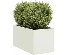 Lovelis, baltos spalvos, 40x80x40cm, šaltai valcuotas plienas