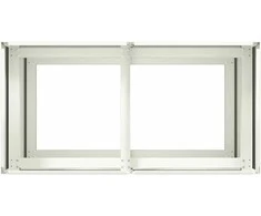 Lovelis, baltos spalvos, 80x40x80cm, šaltai valcuotas plienas