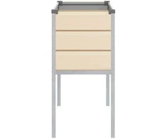 Lovelis Ivory 100 x 45 x 90 cm Cinkuota plienas