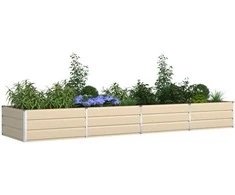 Lovelis Ivory 385 x 100 x 45 cm Cinkuota plienas