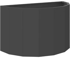 Lovelis Juoda 60 x 30 x 35 cm Plienas