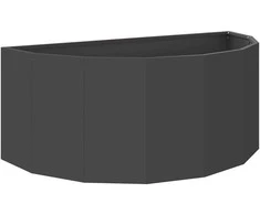 Lovelis Juoda 90 x 45 x 35 cm Plienas