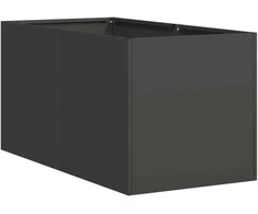 Lovelis, juodos spalvos, 40x80x40cm, šaltai valcuotas plienas
