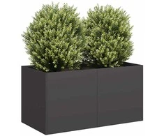 Lovelis, juodos spalvos, 80x40x40cm, šaltai valcuotas plienas