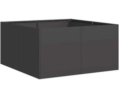 Lovelis, juodos spalvos, 80x80x40cm, šaltai valcuotas plienas