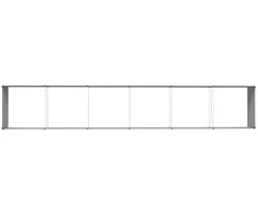 Lovelis Pastelinė žalia 580 x 100 x 45 cm Galvanizuotas plienas