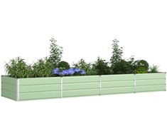 Lovelis Pastelinė žalia 385 x 100 x 45 cm Cinkuota plienas