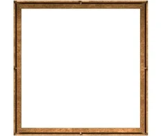 Lovelis, rūdžių, 100x100x30cm, oro sąlygoms atsparus plienas