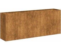 Lovelis, rūdžių, 200x40x80cm, oro sąlygoms atsparus plienas