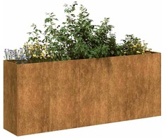 Lovelis, rūdžių, 200x40x80cm, oro sąlygoms atsparus plienas