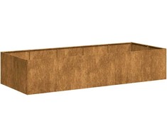 Lovelis, rūdžių, 200x80x40cm, oro sąlygoms atsparus plienas
