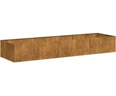 Lovelis, rūdžių, 280x80x40cm, oro sąlygoms atsparus plienas