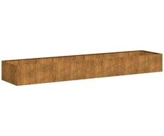 Lovelis, rūdžių, 360x80x40cm, oro sąlygoms atsparus plienas
