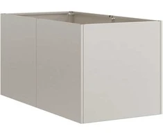 Lovelis, rūdžių, 40x80x40cm, oro sąlygoms atsparus plienas