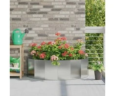 Lovelis Sidabro 120 x 60 x 35 cm Cinkuota plienas