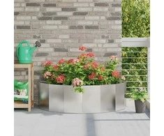Lovelis Sidabro 120 x 60 x 35 cm Nerūdijantis Plienas