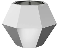 Lovelis Sidabro 50 x 50 x 40 cm Cinkuota plienas