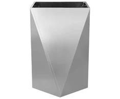 Lovelis Sidabro 50 x 50 x 75 cm Cinkuota plienas