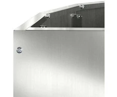 Lovelis Sidabro 60 x 30 x 35 cm Cinkuota plienas