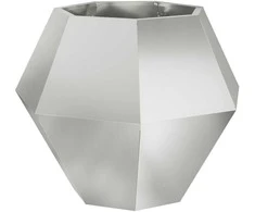 Lovelis Sidabro 75 x 75 x 60 cm Cinkuota plienas