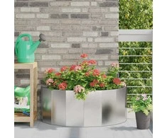 Lovelis Sidabro 90 x 45 x 35 cm Nerūdijantis Plienas