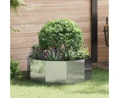 Lovelis Sidabro 90 x 90 x 35 cm Cinkuota plienas