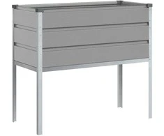 Lovelis Šviesiai pilka 100 x 45 x 90 cm Cinkuota plienas