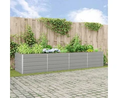 Lovelis Šviesiai pilka 385 x 100 x 75 cm Cinkuota plienas