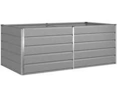 Lovelis Šviesiai pilka 195 x 100 x 75 cm Cinkuota plienas