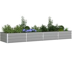 Lovelis Šviesiai pilka 385 x 100 x 45 cm Cinkuota plienas