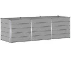 Lovelis Šviesiai pilka 240 x 80 x 75 cm Plienas
