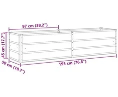 Lovelis Šviesiai pilka 195 x 50 x 45 cm Cinkuota plienas