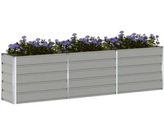 Lovelis Šviesiai pilka 290 x 50 x 75 cm Cinkuota plienas