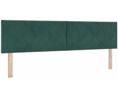 Galvūgalis Tamsiai žalia 180 cm Aksomas