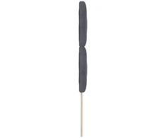 Galvūgalis Tamsiai pilka 90 cm Aksomas