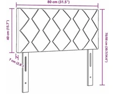 Galvūgalis Šviesiai pilka 80 cm audinys