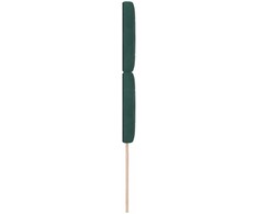 Galvūgalis Tamsiai žalia 90 cm Aksomas