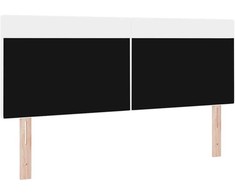 LED galvūgalis Balta 144 cm Dirbtinė oda