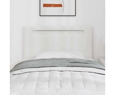 LED galvūgalis Balta 90 cm Dirbtinė oda