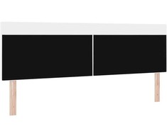 LED galvūgalis Balta 180 cm Dirbtinė oda