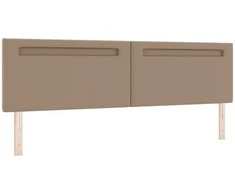 LED galvūgalis Kapučino 200 cm Dirbtinė oda