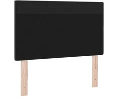LED galvūgalis Juoda 100 cm Dirbtinė oda