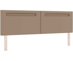 LED galvūgalis Kapučino 180 cm Dirbtinė oda
