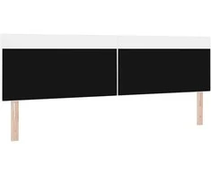 LED galvūgalis Balta 200 cm Dirbtinė oda