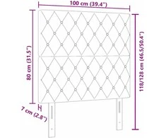 Galvūgalis Rožinė 100 cm Aksomas