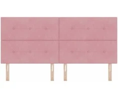 Galvūgalis Rožinė 200 cm Aksomas
